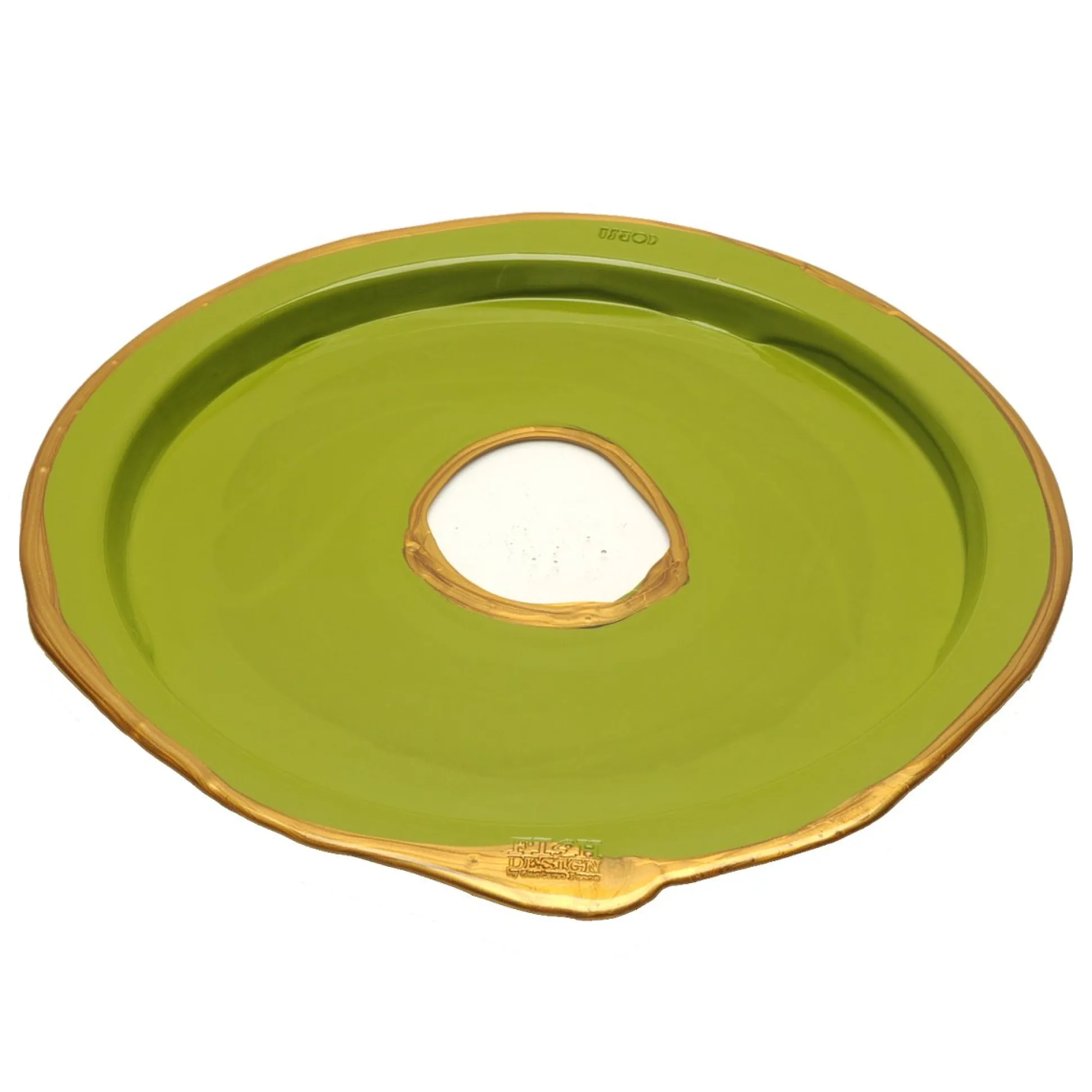 try_tray_round__matt_dust_1.webp Try Tray Round - Matt Dust Green And Gold