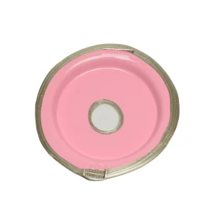Try Tray Round - Matt Pink, Bronze