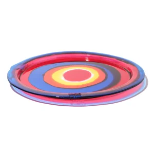 Try Tray Round Extra Colour - Red, Clear, Fluo Yellow, Orange, Blue