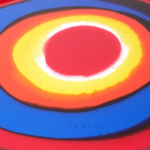 Try Tray Round Extra Colour - Red, Clear, Fluo Yellow, Orange, Blue