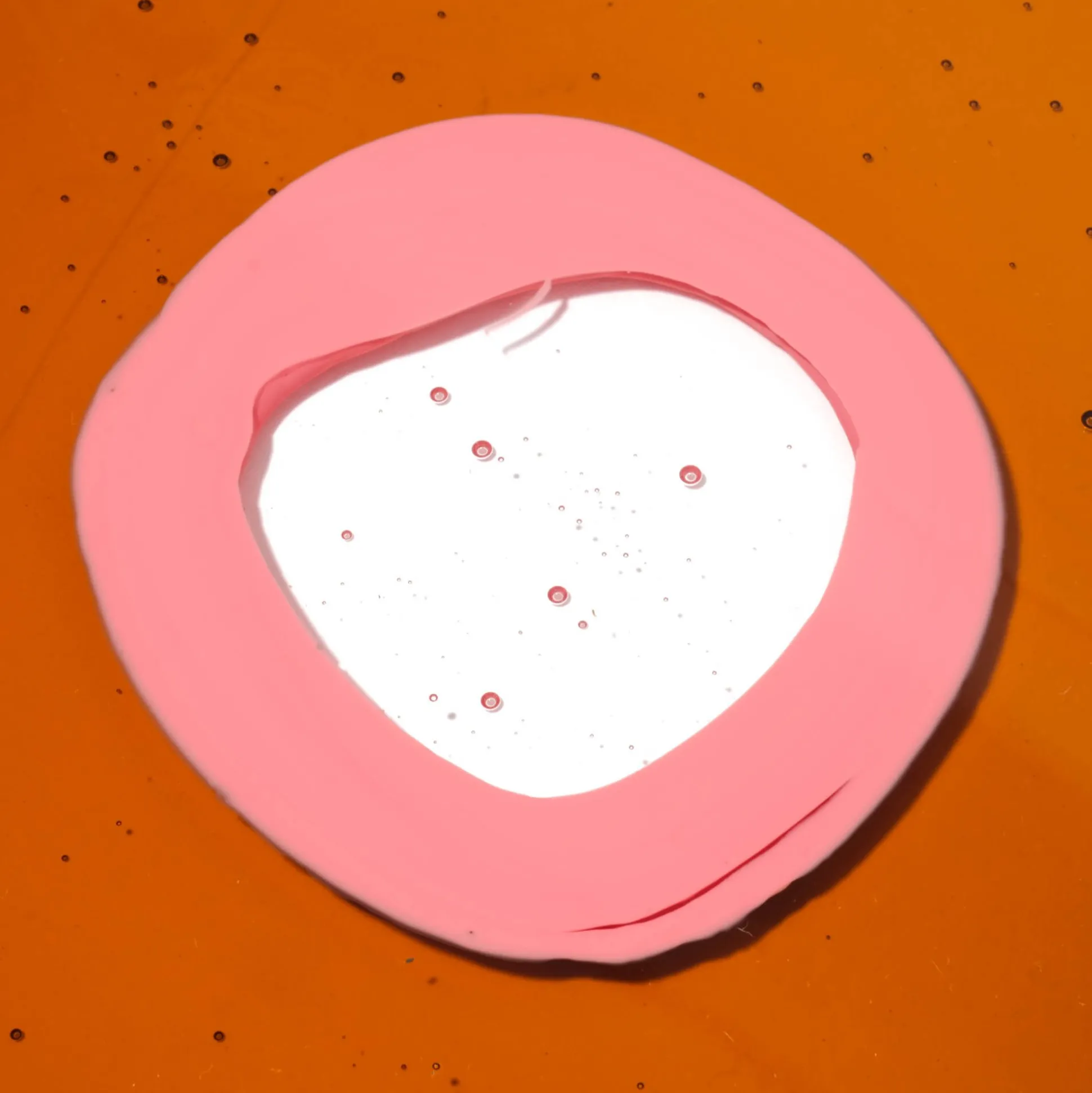 try_tray_square__clear_am_4.webp Try Tray Square - Clear Amber, Dark Salmon