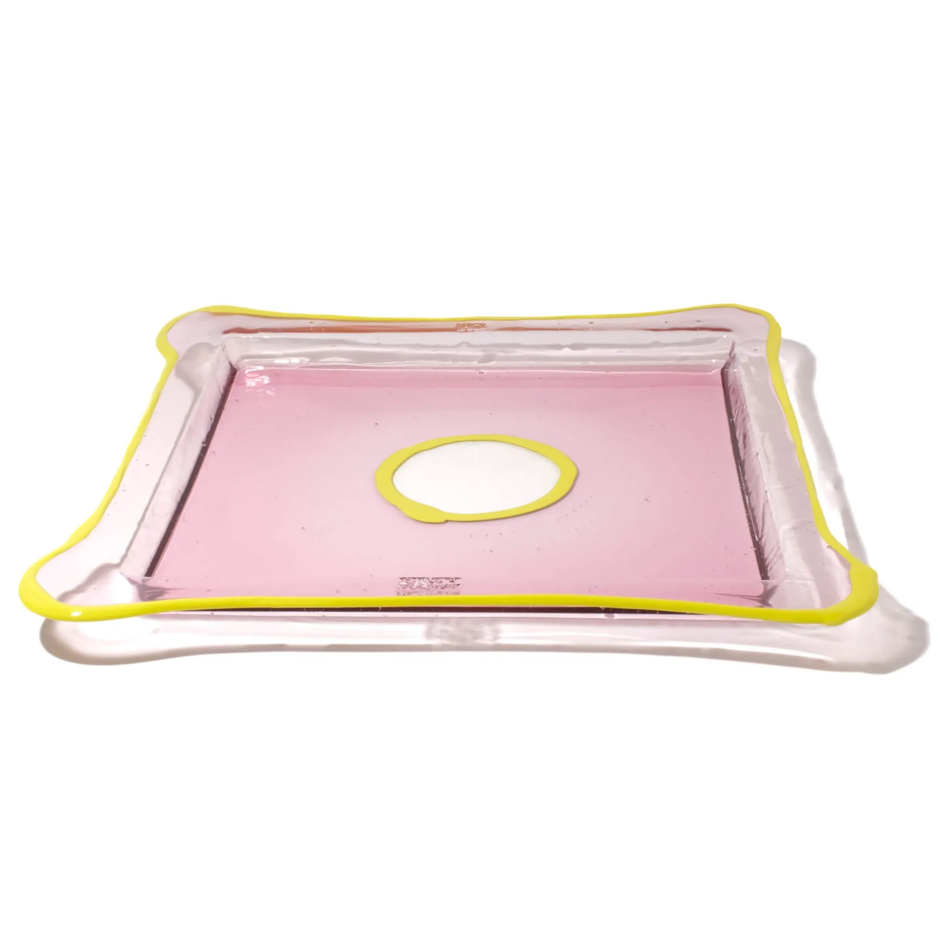 try_tray_square__clear_an_2.webp Try Tray Square - Clear Antique Pink, Fluo Yellow