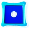 Try Tray Square - Clear Blue And Matt Pastel Blue