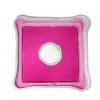 Try Tray Square - Clear Fuchsia, Aqua