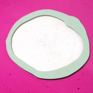 Try Tray Square - Clear Fuchsia, Aqua