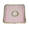 Try Tray Square - Clear Pink And Bronze