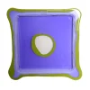 Try Tray Square - Clear Purple And Matt Dust Green