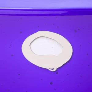 Try Tray Square - Clear Purple, Ivory