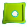 Try Tray Square - Matt Lime And Matt Turquoise