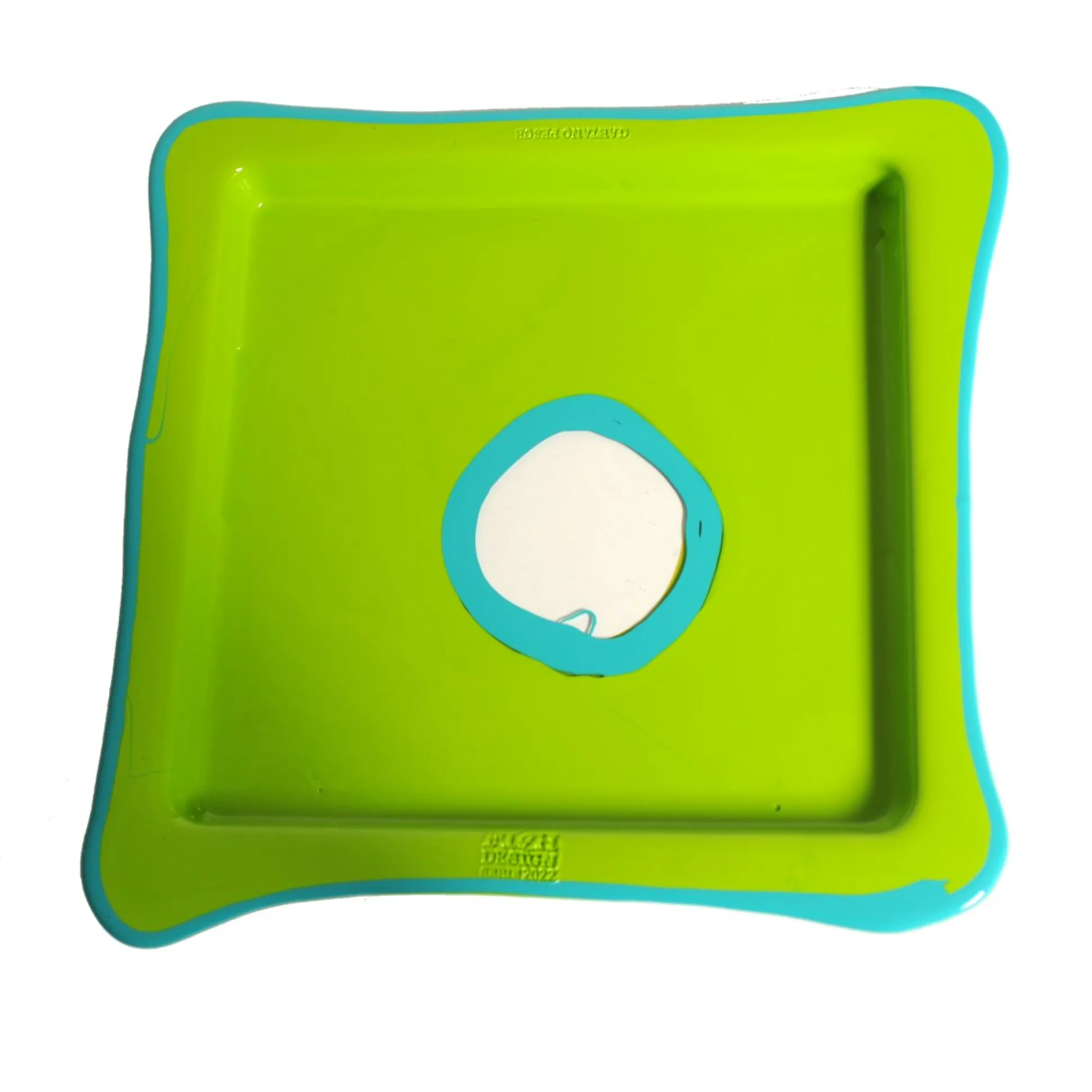 try_tray_square__matt_lim_0.webp Try Tray Square - Matt Lime And Matt Turquoise