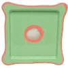 Try Tray Square - Matt Mint And Matt Dark Salmon