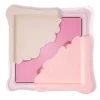 Try Tray Square Stripes - Matt Champagne, Clear Antique Pink And Matt Salmon