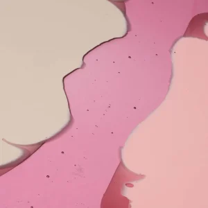 Try Tray Square Stripes - Matt Champagne, Clear Antique Pink And Matt Salmon