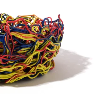 Tutti Frutti I Basket Extra Colour M - Fluo Yellow, Coral, Blue 2