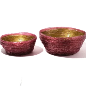 Tutti Frutti I Special Basket - Clear Light Fuchsia And Gold