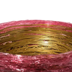 Tutti Frutti I Special Basket - Clear Light Fuchsia And Gold