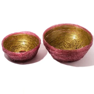 Tutti Frutti I Special Basket - Clear Light Fuchsia And Gold