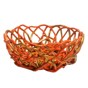 Tutti Frutti II Basket - Matt Orange, Gold