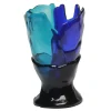 Twins C - Clear Blue And Emerald Green