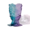 Twins C Vase - Clear Aqua, Lilac