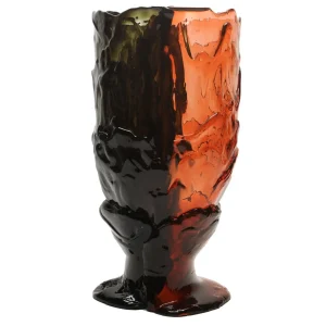 Twins C Vase - Clear Pink and Fumè