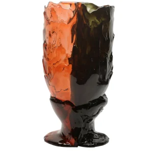 Twins C Vase - Clear Pink and Fumè