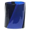 Twirl Vase - Clear Blue, Matt Blue
