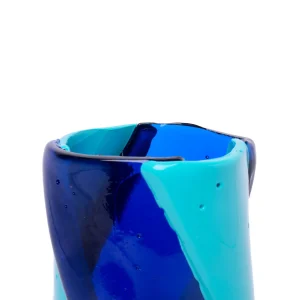 Twirl Vase - Clear Blue, Turquoise