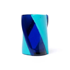 Twirl Vase - Clear Blue, Turquoise