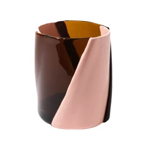 Twirl Vase - Clear Brown, Matt Salmon