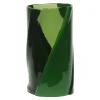Twirl Vase - Clear Green, Matt Green