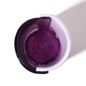 Two Lines Vase - Clear Lilac And Matt Lilac