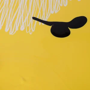 Watch Me Face - Pastel Yellow, Ivory, Black